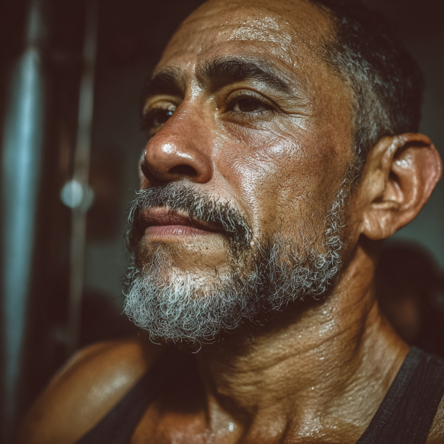 Clase de yoga para adultos mayores